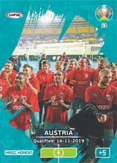Austria 2020 Panini Adrenalyn XL EURO Magic Moment #13