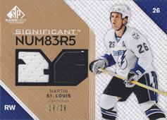 St. Louis Martin 07-08 SP Game Used SIGnificant Numbers #SNST
