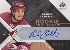 Carcillo Daniel 07-08 SP Game Used Rookie Exclusives Autographs #RE-DC