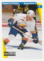 Pettersson Ronnie 97-98 UD Choice Swedish Hockey #36