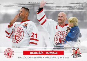 Bednář Tomica 2022 GOAL Cards Rozlučka Slavia #39