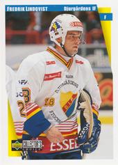Lindqvist Fredrik 97-98 UD Choice Swedish Hockey #45