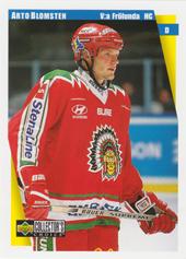 Blomsten Arto 97-98 UD Choice Swedish Hockey #72