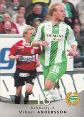 Andersson Mikael 2004 The Card Cabinet Allsvenskan #74