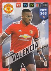 Valencia Antonio 17-18 Panini Adrenalyn XL FIFA 365 #74