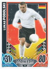 Podolski Lukas 2012 Topps Match Attax England #78