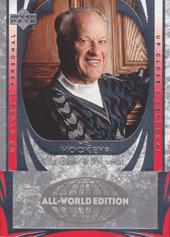 Howe Gordie 04-05 UD All-World Edition Up Close & Personal #92