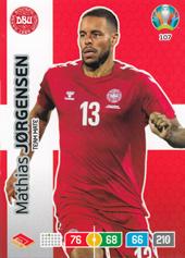Jorgensen Mathias 2020 Panini Adrenalyn XL EURO #107