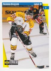Nilsson Fredrik 97-98 UD Choice Swedish Hockey #132