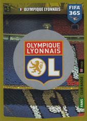 Olympique Lyon 19-20 Panini Adrenalyn XL FIFA 365 Club Badge #136