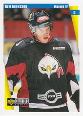 Johnsson Kim 97-98 UD Choice Swedish Hockey #136