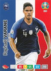 Varane Raphaël 2020 Panini Adrenalyn XL EURO #173
