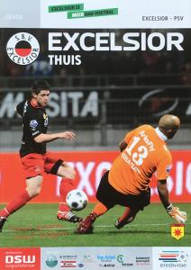 Zápasový bulletin Excelsior Rotterdam-PSV Eindhoven (6.5.2012)