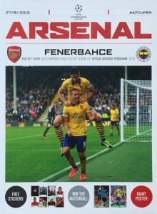 Zápasový bulletin Arsenal-Fenerbahçe (27.8.2013)