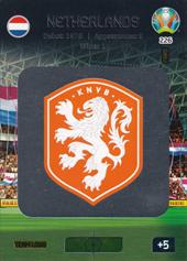 Netherlands 2020 Panini Adrenalyn XL EURO Team Logo #226