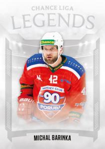 Barinka Michal 22-23 GOAL Cards Chance liga Legends #LL-25