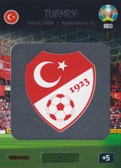 Turkey 2020 Panini Adrenalyn XL EURO Team Logo #334