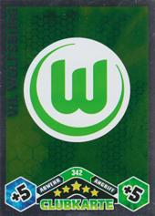 Wolfsburg 10-11 Topps Match Attax BL Clubkarte #342