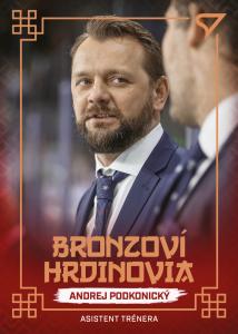Podkonický Andrej 2022 Hokejové Slovensko Bronzoví hrdonovia #BH-27