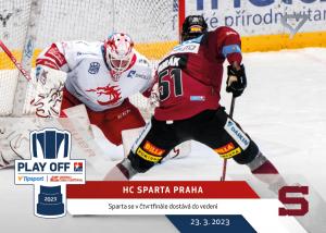 Sparta Praha 22-23 Tipsport Extraliga Play Off Moments #PM-12