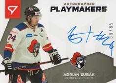 Zubák Adrián 22-23 Slovenská hokejová liga Autographed Playmakers #AP-AZ