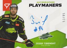 Tibenský Jozef 22-23 Slovenská hokejová liga Autographed Playmakers #AP-JT