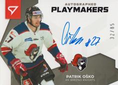 Oško Patrik 22-23 Slovenská hokejová liga Autographed Playmakers #AP-PO