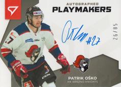 Oško Patrik 22-23 Slovenská hokejová liga Autographed Playmakers #AP-PO