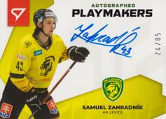Zahradník Samuel 22-23 Slovenská hokejová liga Autographed Playmakers #AP-SZ