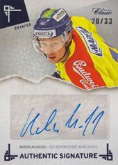 Holec Miroslav 19-20 OFS Chance liga Authentic Signature #AS-MHO