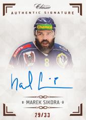Sikora Marek 18-19 OFS Chance liga Authentic Signature #AS030