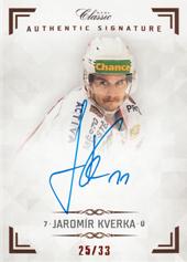 Kverka Jaromír 18-19 OFS Chance liga Authentic Signature #AS033