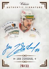 Zdráhal Jan 18-19 OFS Chance liga Authentic Signature #AS037