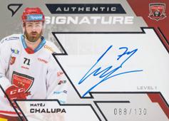 Chalupa Matěj 23-24 Tipsport Extraliga Authentic Signature Level 1 #SL1-MC