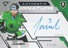 Jánošík Adam 23-24 Tipsport Extraliga Authentic Signature Level 2 #SL2-AJ