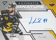 Kirk Liam 23-24 Tipsport Extraliga Authentic Signature Level 2 #SL2-LK