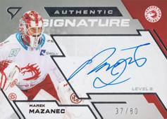 Mazanec Marek 23-24 Tipsport Extraliga Authentic Signature Level 2 #SL2-MM