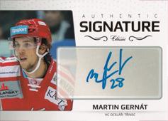 Gernát Martin 18-19 OFS Classic RHK Authentic Signature Gold #AS-7