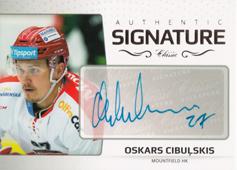 Cibuļskis Oskars 18-19 OFS Classic Authentic Signature Gold #AS-43