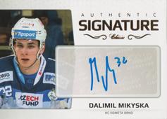 Mikyska Dalimil 18-19 OFS Classic Authentic Signature Gold #AS-93