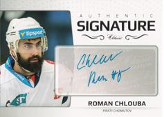 Chlouba Roman 18-19 OFS Classic Authentic Signature Platinum #AS-14