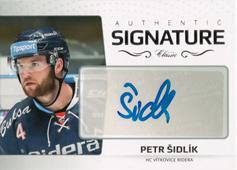 Šidlík Petr 18-19 OFS Classic Authentic Signature Platinum #AS-64