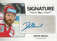 Musil David 18-19 OFS Classic Authentic Signature Platinum #AS-94