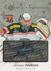 Pavelka Jaroslav 17-18 OFS Classic Authentic Signature Platinum #111