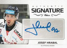 Hrabal Josef 18-19 OFS Classic Authentic Signature Platinum #AS-132