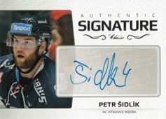 Šidlík Petr 18-19 OFS Classic Authentic Signature Platinum #AS-135