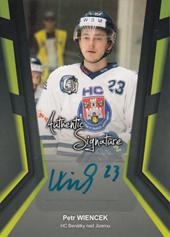 Wiencek Petr 17-18 Premium Cards Authentic Signature #AS-PW