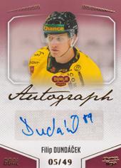 Dundáček Filip 22-23 GOAL Cards Chance liga Autograph #A-3