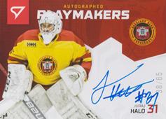 Halo Juraj 20-21 Slovenská hokejová liga Autographed Playmakers #AP-06