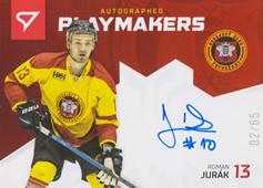 Jurák Roman 20-21 Slovenská hokejová liga Autographed Playmakers #AP-07